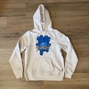 Heaven Marc Jacobs Two Headed Bear Off White Hoodie Sz XS Indie Sleaze Y2K Alt